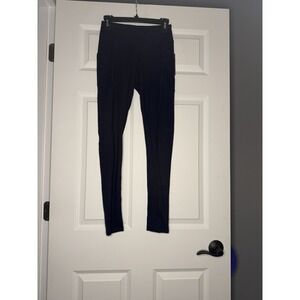 Satina High Waist Leggings One Size Navy Nwt
